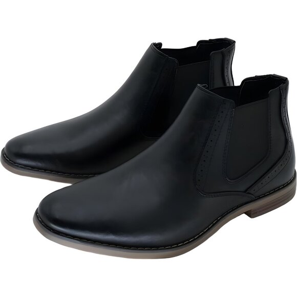 Deer Stags Mikey Chelsea Dress Boots Black Slip-On Comfort Men's US 10M - Picture 2 of 6